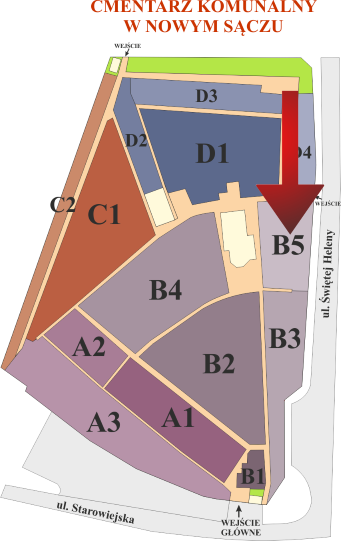 Brak mapy sektorowej