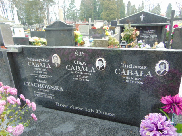 Mieczysław Cabała 1914 Nowy Sącz - Grobonet - Wyszukiwarka osób pochowanych