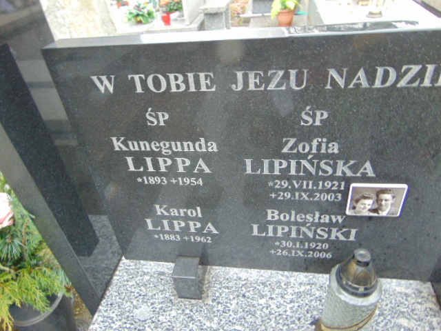 Bolesław LIPIŃSKI 1920 Nowy Sącz - Grobonet - Wyszukiwarka osób pochowanych