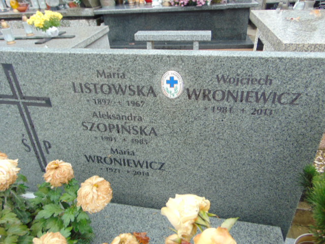 Maria Listowska 1897 Nowy Sącz - Grobonet - Wyszukiwarka osób pochowanych