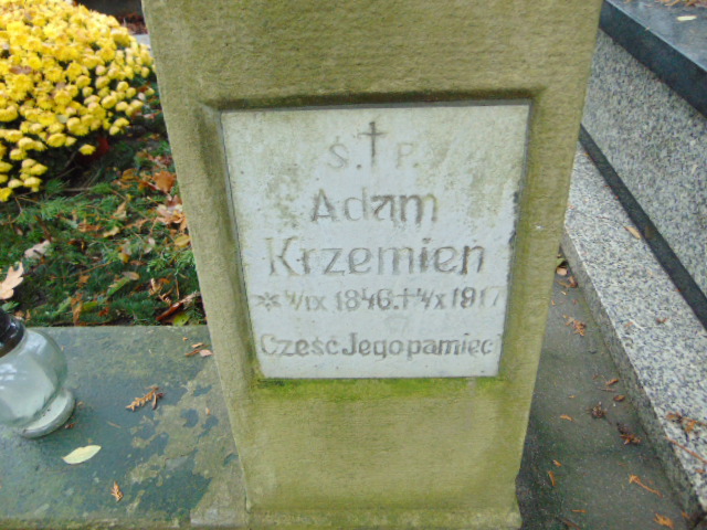 Adam Krzemień 1846 Nowy Sącz - Grobonet - Wyszukiwarka osób pochowanych