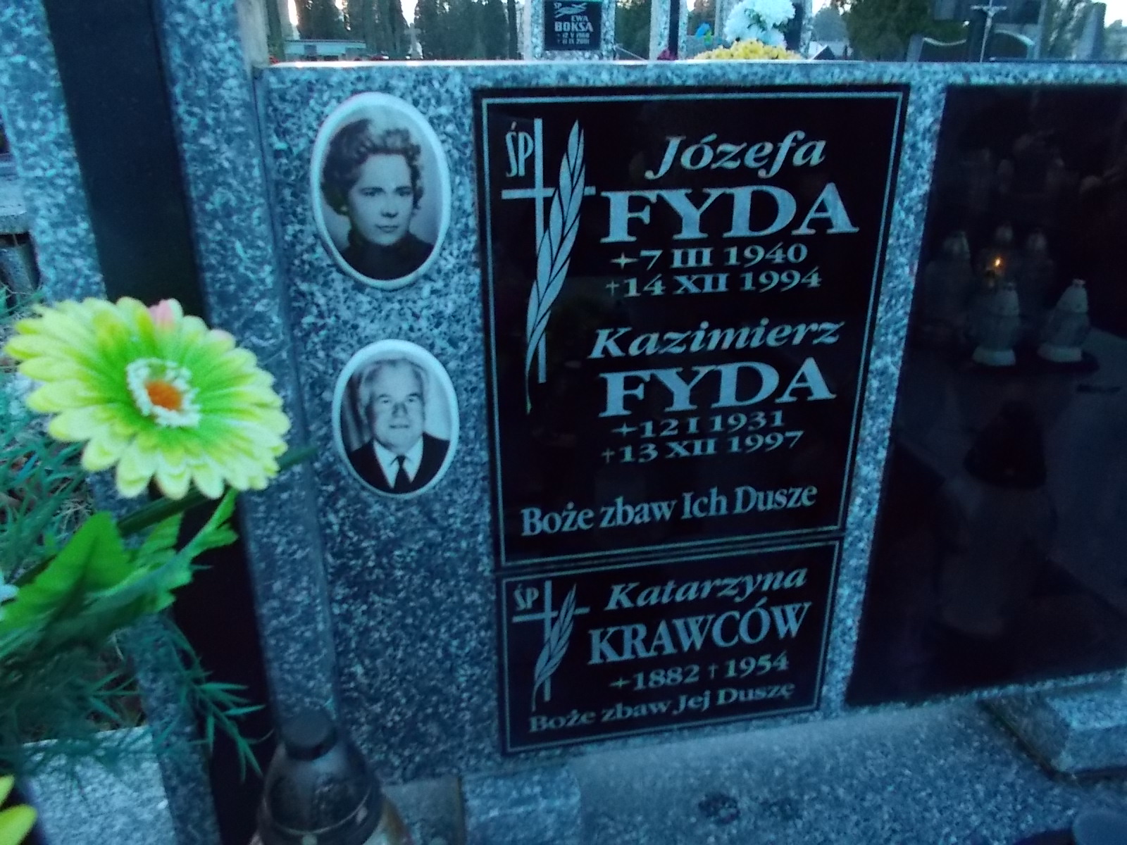 Józefa Fyda 1940 Nowy Sącz - Grobonet - Wyszukiwarka osób pochowanych