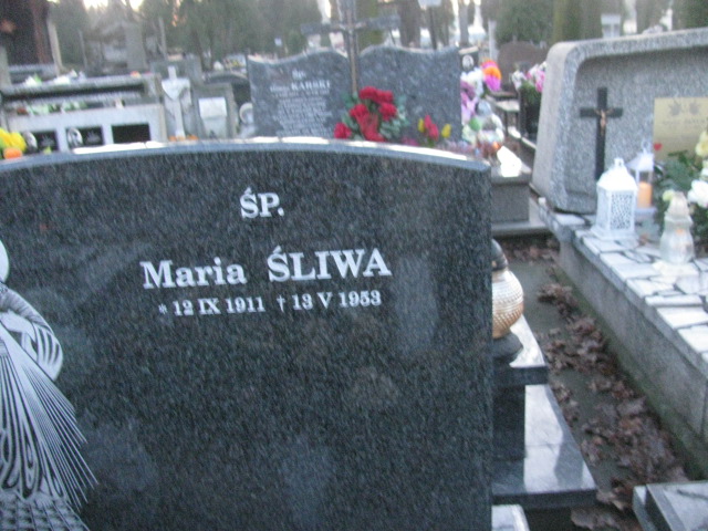 Maria Śliwa 1935 Nowy Sącz - Grobonet - Wyszukiwarka osób pochowanych