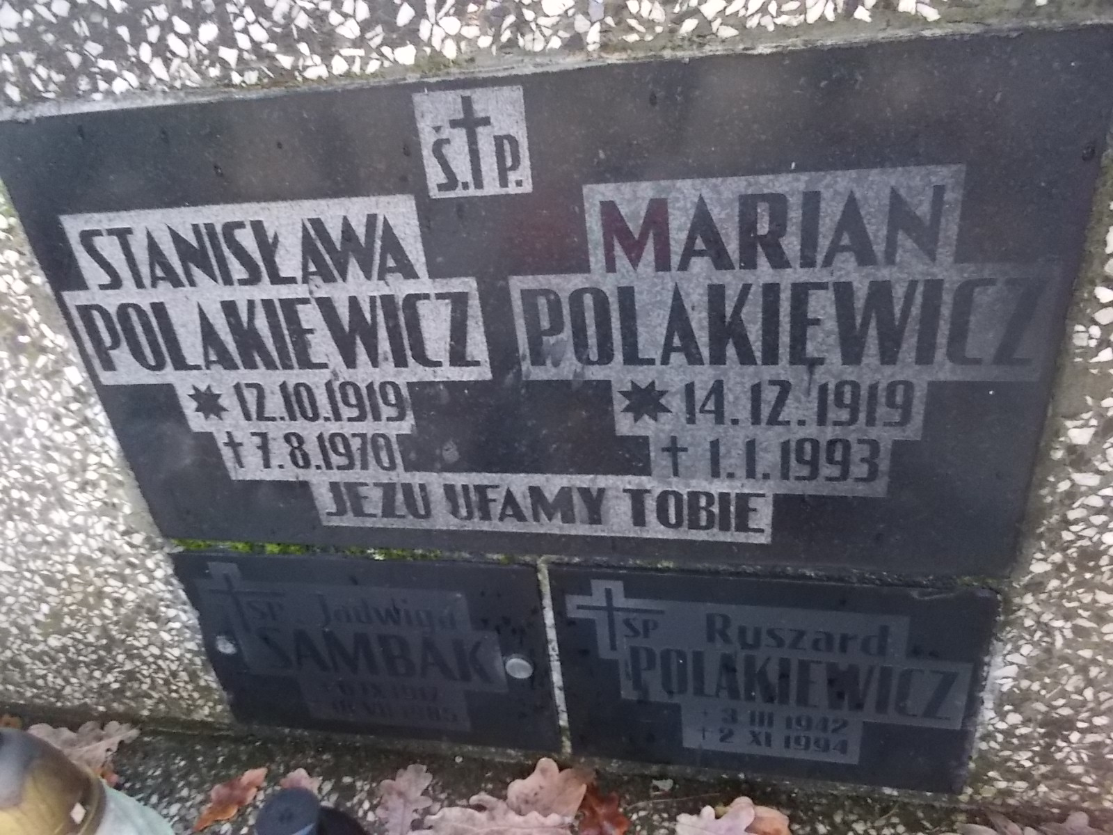 Marian Polakiewicz 1919 Nowy Sącz - Grobonet - Wyszukiwarka osób pochowanych