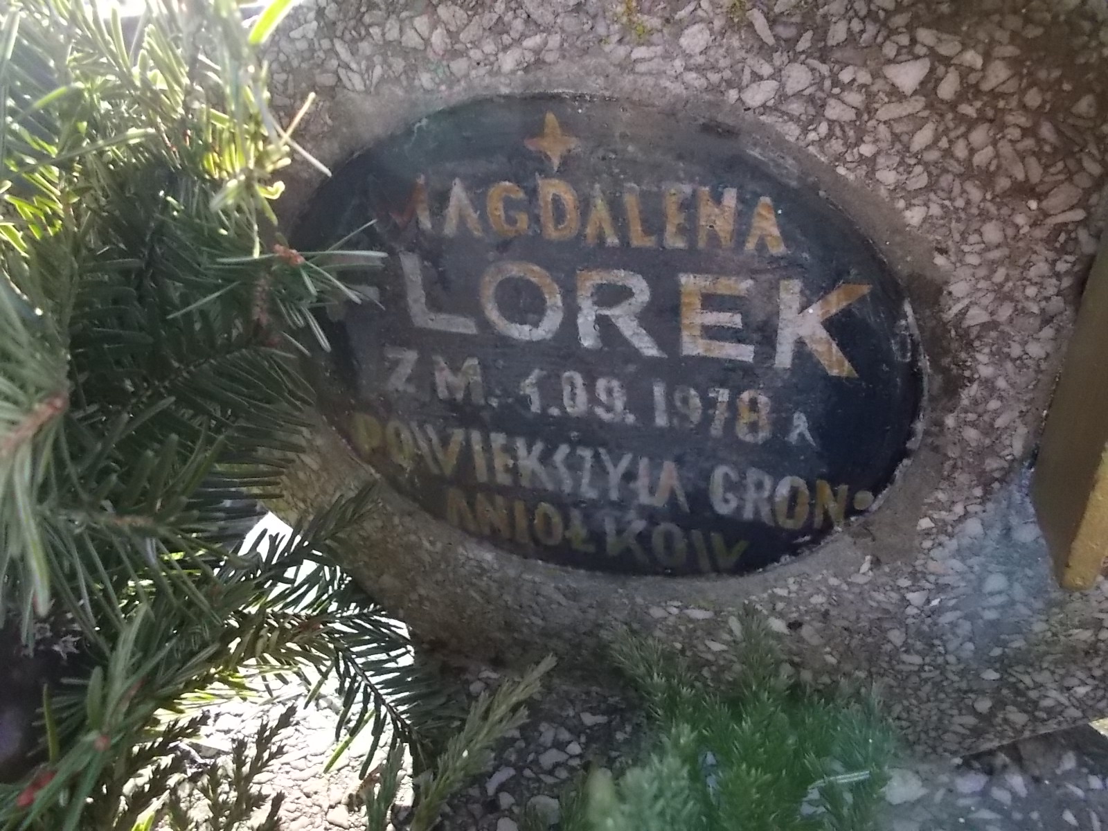 Magdalena Florek 1978 Nowy Sącz - Grobonet - Wyszukiwarka osób pochowanych