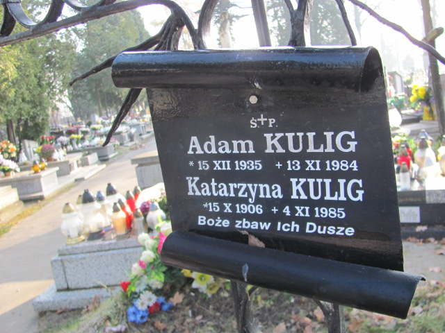 Adam Kulig 1935 Nowy Sącz - Grobonet - Wyszukiwarka osób pochowanych