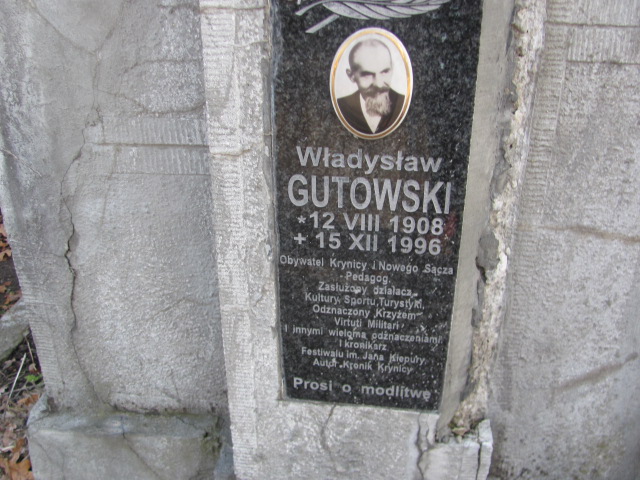 Władysław Gutowski 1908 Nowy Sącz - Grobonet - Wyszukiwarka osób pochowanych