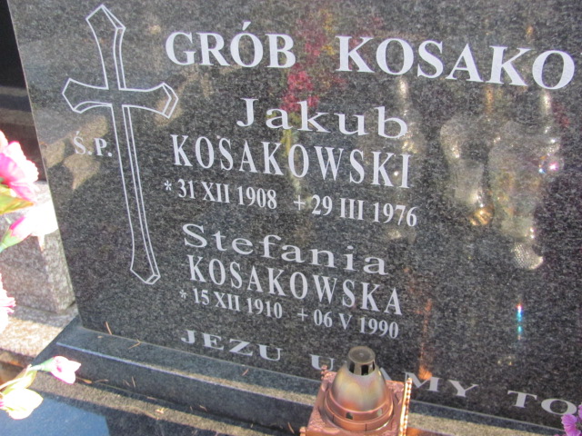 Stefania Kosakowska 1910 Nowy Sącz - Grobonet - Wyszukiwarka osób pochowanych