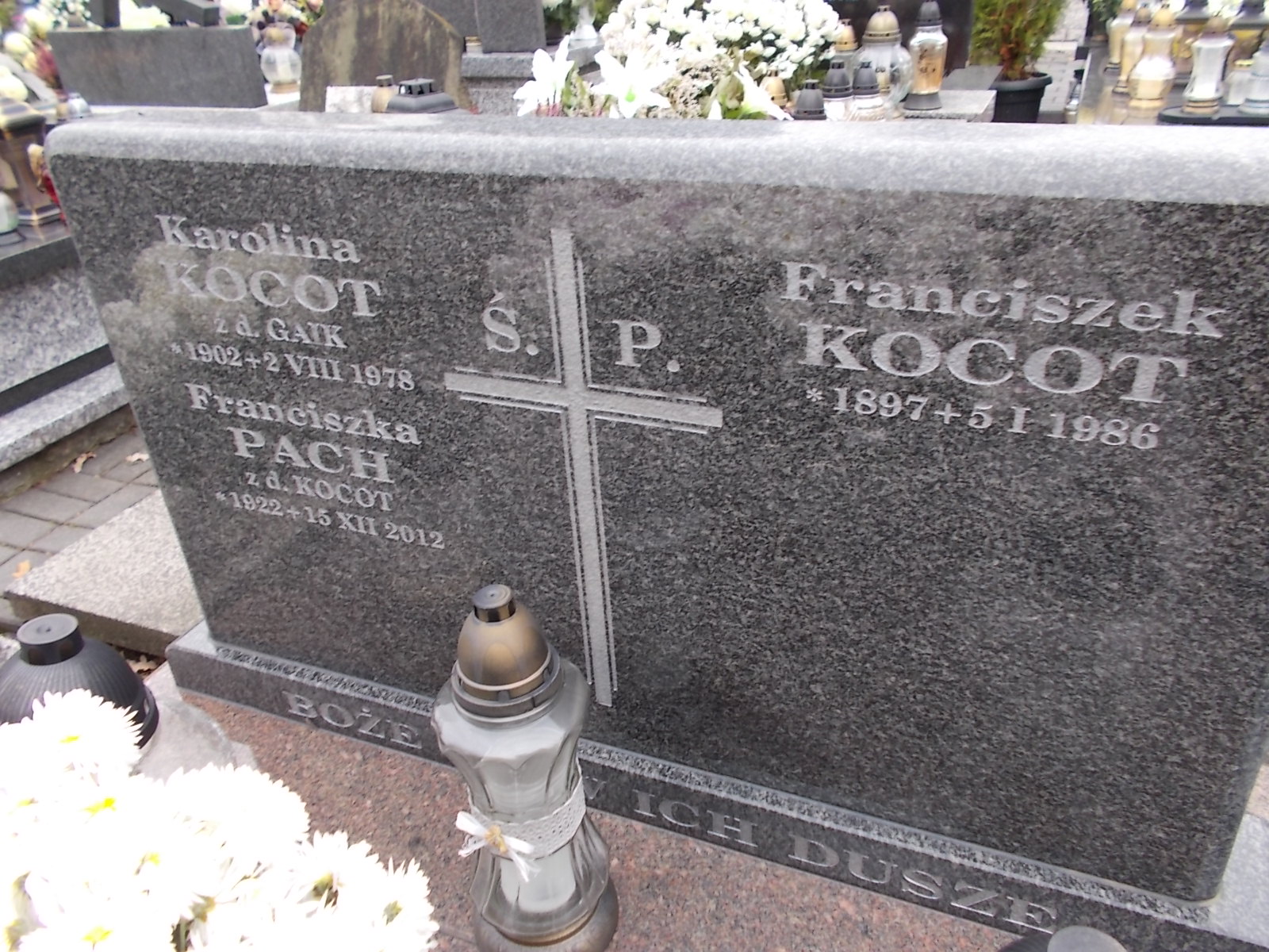 Franciszka Pach 1921 Nowy Sącz - Grobonet - Wyszukiwarka osób pochowanych