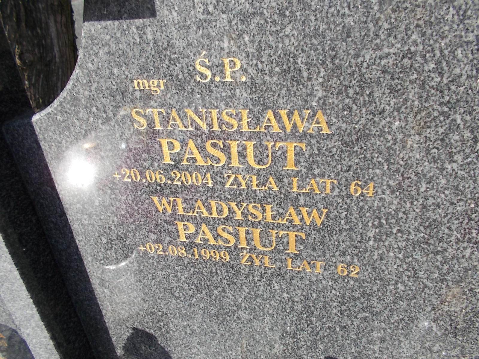 Stanisława Pasiut  1940 Nowy Sącz - Grobonet - Wyszukiwarka osób pochowanych