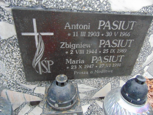 Antoni Pasiut 1903 Nowy Sącz - Grobonet - Wyszukiwarka osób pochowanych