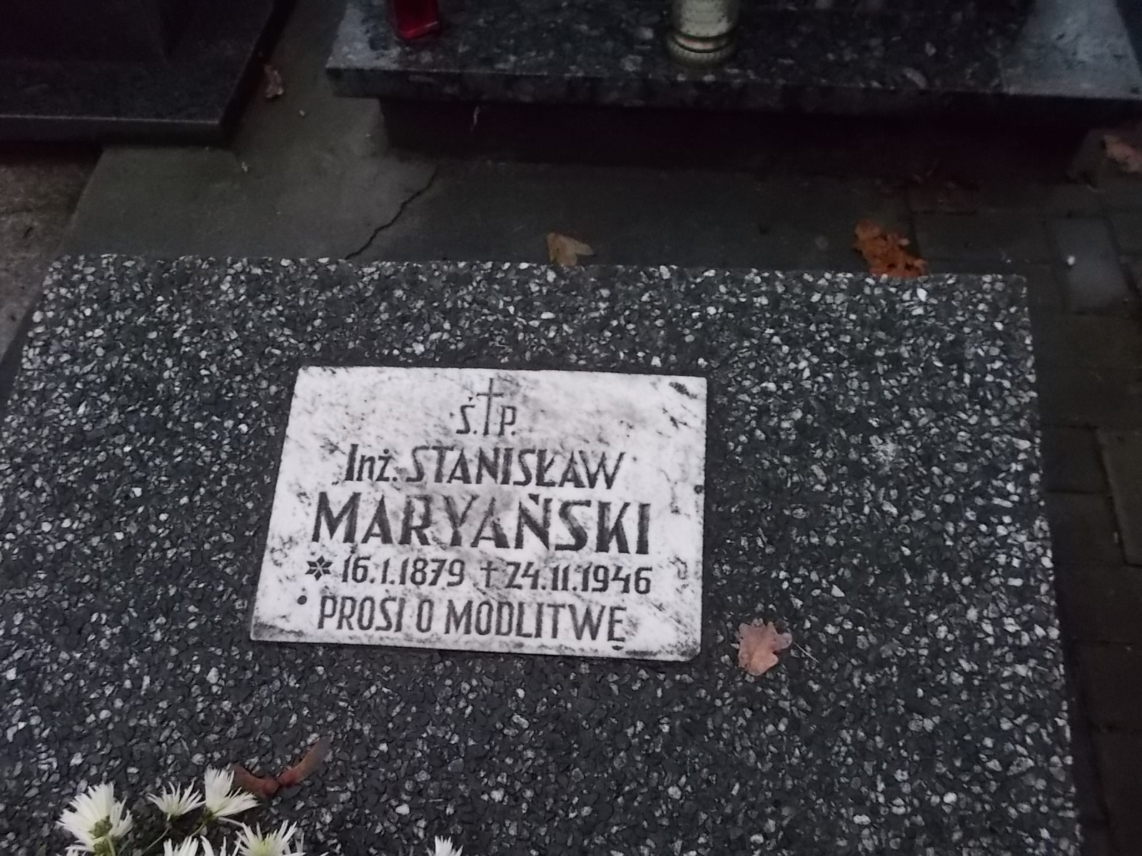 Stanisław Maryański 1879 Nowy Sącz - Grobonet - Wyszukiwarka osób pochowanych