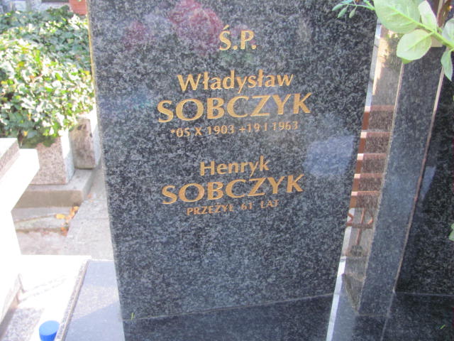 Władysław Sobczyk 1903 Nowy Sącz - Grobonet - Wyszukiwarka osób pochowanych