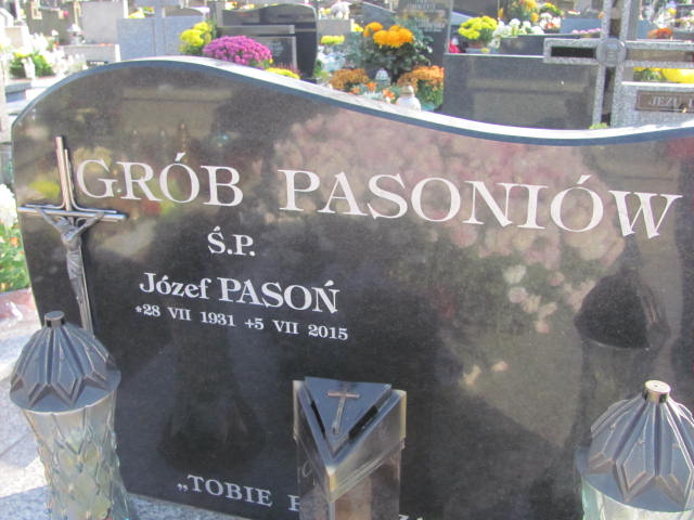 Maria PASOŃ  1932 Nowy Sącz - Grobonet - Wyszukiwarka osób pochowanych