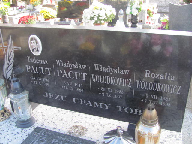Irena PACUT 1938 Nowy Sącz - Grobonet - Wyszukiwarka osób pochowanych