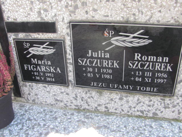 Julia Szczurek 1930 Nowy Sącz - Grobonet - Wyszukiwarka osób pochowanych