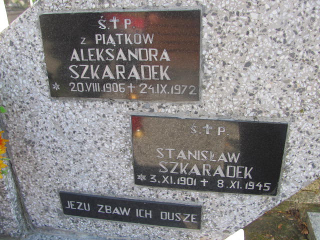 Stanisław Szkaradek 1901 Nowy Sącz - Grobonet - Wyszukiwarka osób pochowanych