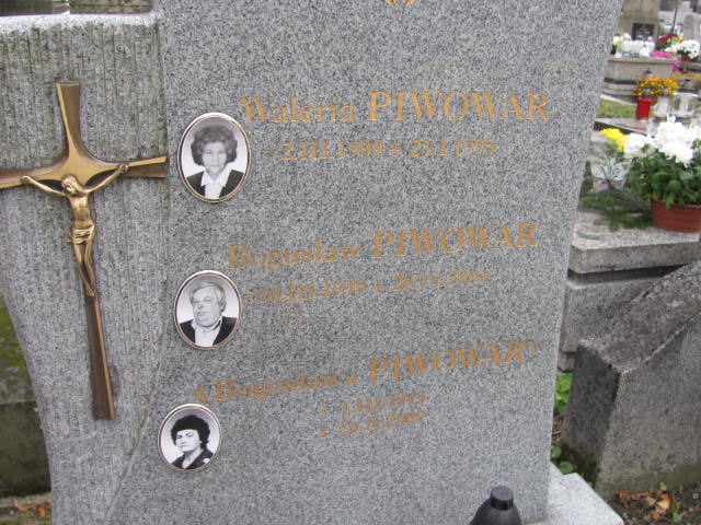 Bogusław Piwowar  1940 Nowy Sącz - Grobonet - Wyszukiwarka osób pochowanych