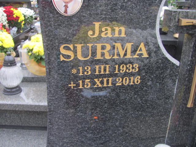 Jan Surma 1933 Nowy Sącz - Grobonet - Wyszukiwarka osób pochowanych