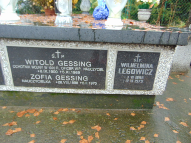 Henryk Gessing 1940 Nowy Sącz - Grobonet - Wyszukiwarka osób pochowanych