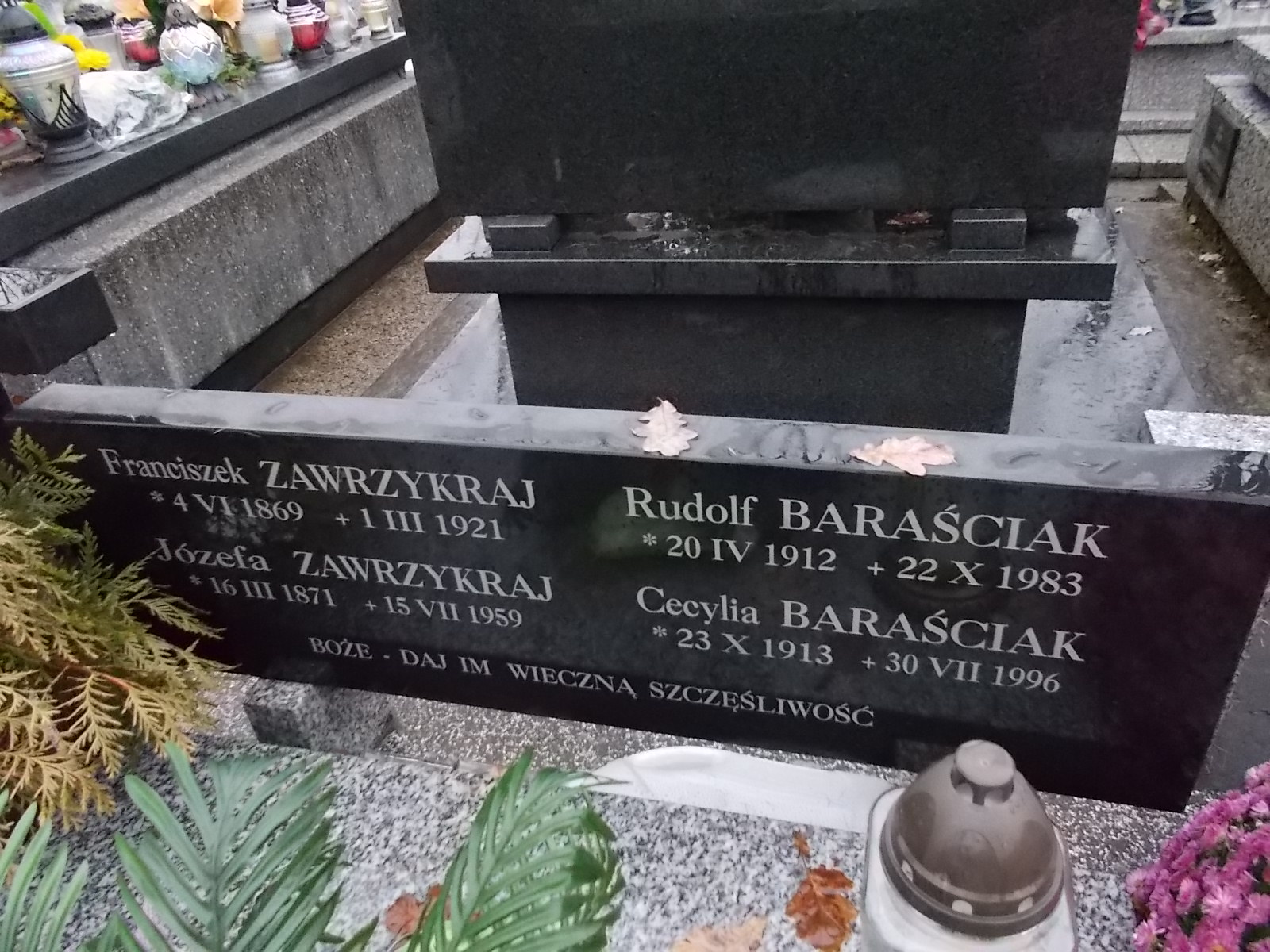 Józefa Zawrzykraj 1871 Nowy Sącz - Grobonet - Wyszukiwarka osób pochowanych