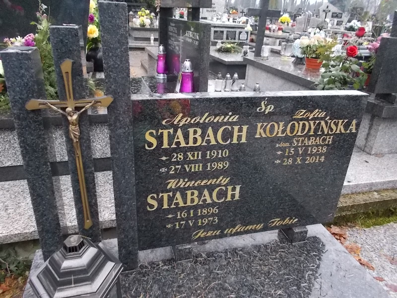 Wincenty Stabach 1896 Nowy Sącz - Grobonet - Wyszukiwarka osób pochowanych