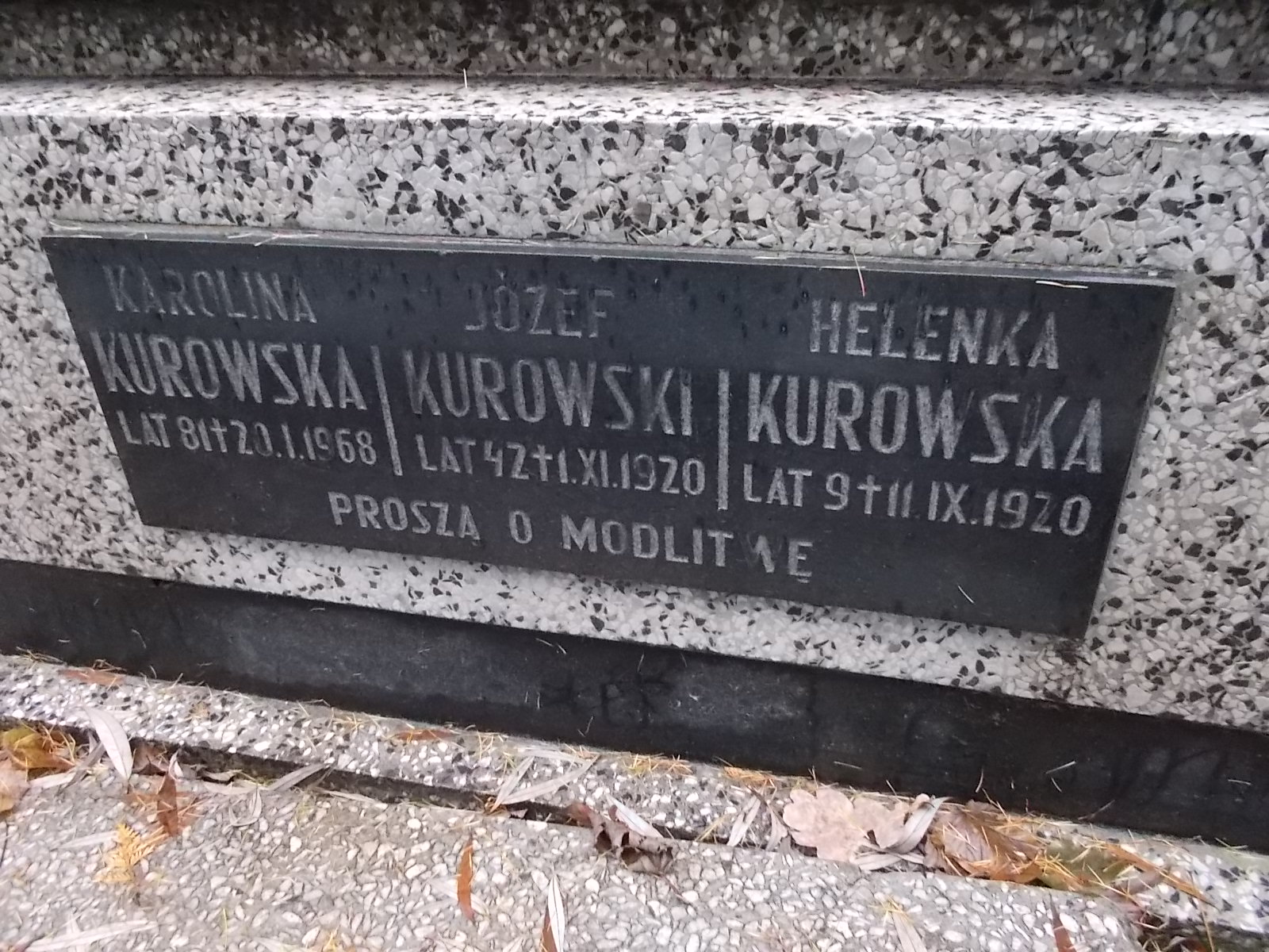 Andrzej Adam Kurowski 1949 Nowy Sącz - Grobonet - Wyszukiwarka osób pochowanych