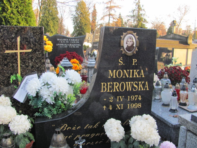 Monika BEROWSKA 1974 Nowy Sącz - Grobonet - Wyszukiwarka osób pochowanych