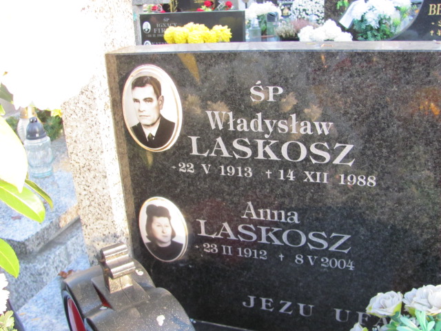 Władysław Laskosz 1913 Nowy Sącz - Grobonet - Wyszukiwarka osób pochowanych