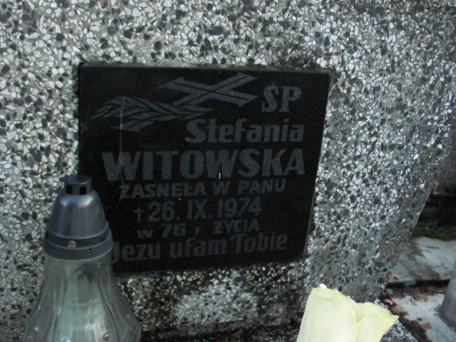Stefania Witowska  1898 Nowy Sącz - Grobonet - Wyszukiwarka osób pochowanych