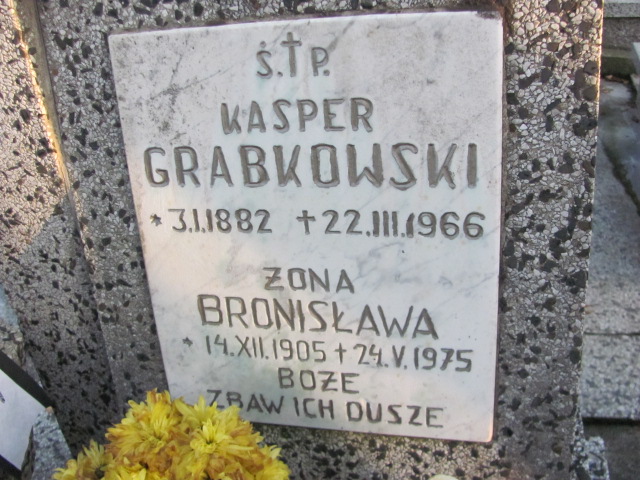 Bronisława Grabkowska 1905 Nowy Sącz - Grobonet - Wyszukiwarka osób pochowanych
