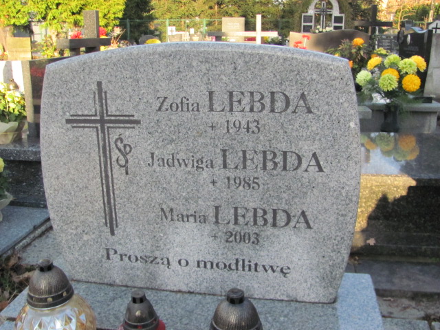 Maria Lebda 1908 Nowy Sącz - Grobonet - Wyszukiwarka osób pochowanych