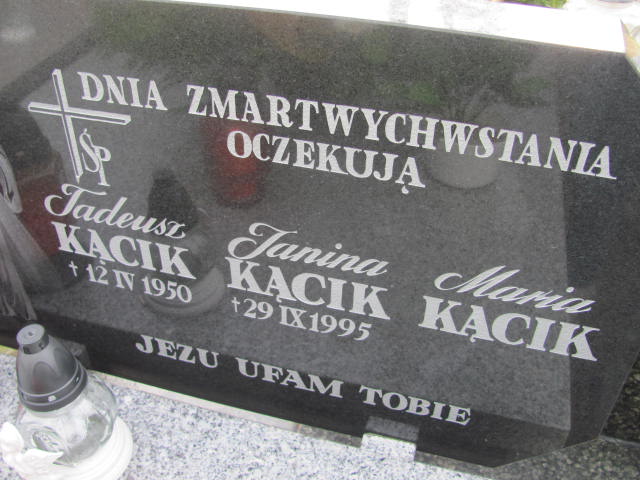 Janina Kącik 1912 Nowy Sącz - Grobonet - Wyszukiwarka osób pochowanych