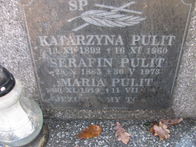 Serafin Pulit 1885 Nowy Sącz - Grobonet - Wyszukiwarka osób pochowanych