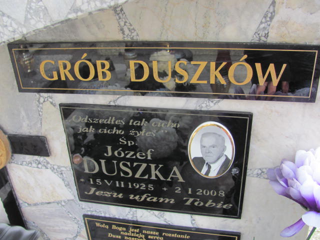Józef Duszka 1925 Nowy Sącz - Grobonet - Wyszukiwarka osób pochowanych