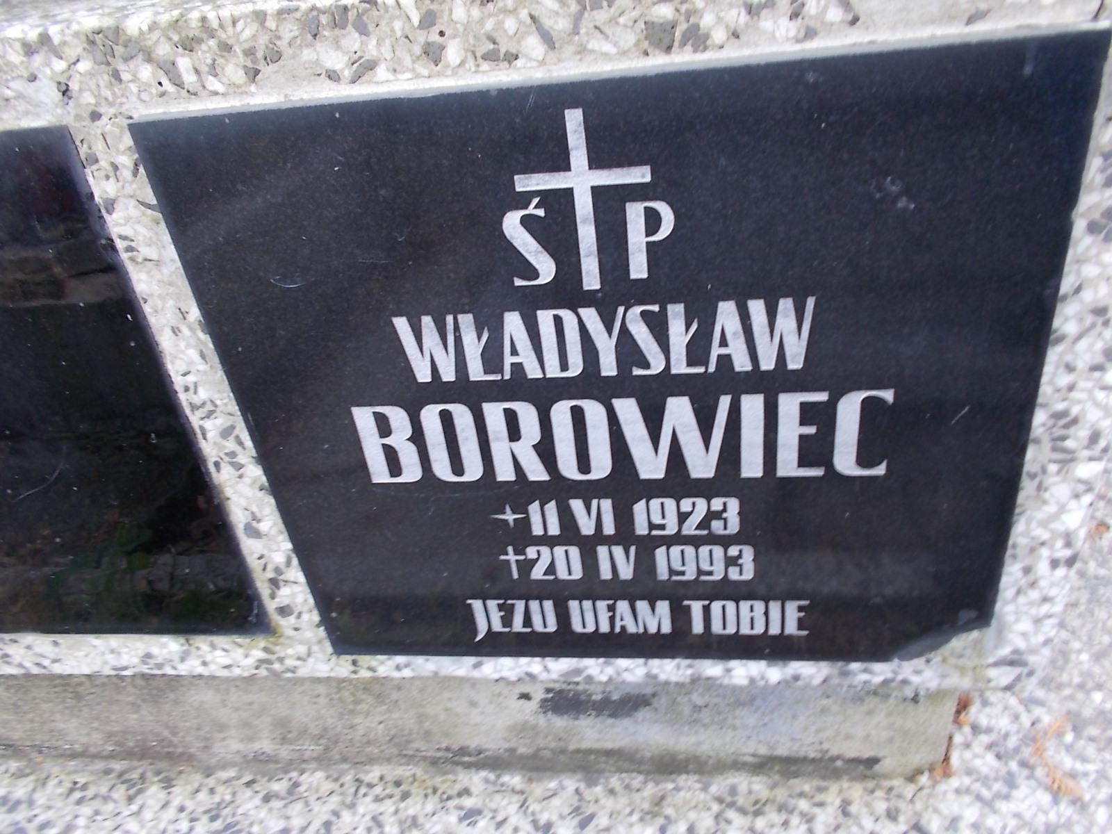 Władysław Borowiec 1923 Nowy Sącz - Grobonet - Wyszukiwarka osób pochowanych