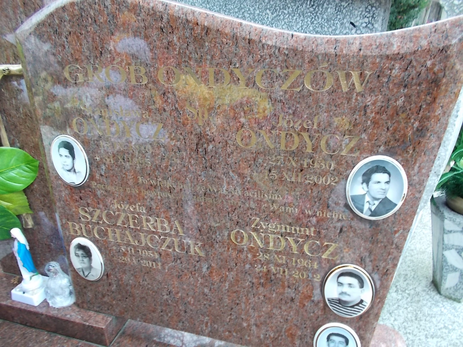 Józef Ondycz 1930 Nowy Sącz - Grobonet - Wyszukiwarka osób pochowanych