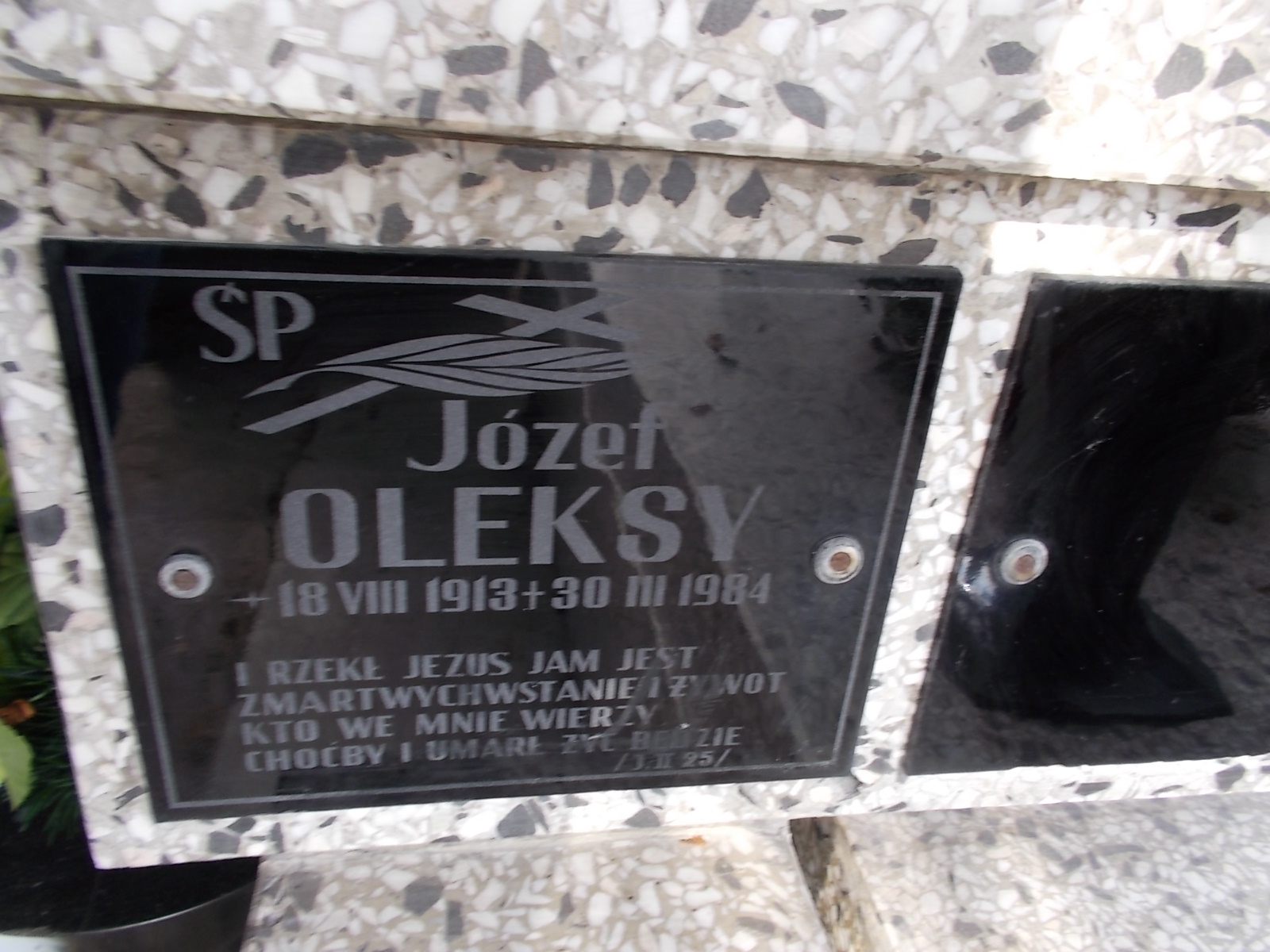 Józef Oleksy 1913 Nowy Sącz - Grobonet - Wyszukiwarka osób pochowanych