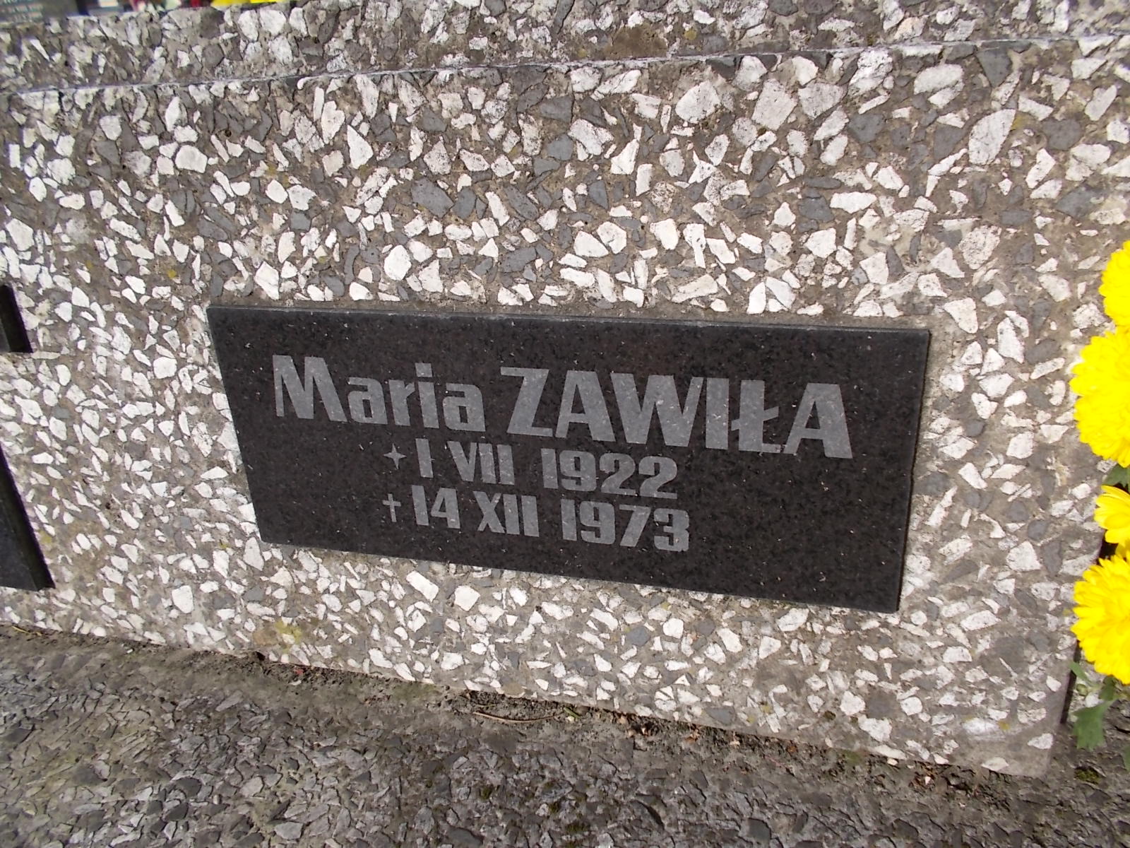 Maria Zawiła 1922 Nowy Sącz - Grobonet - Wyszukiwarka osób pochowanych
