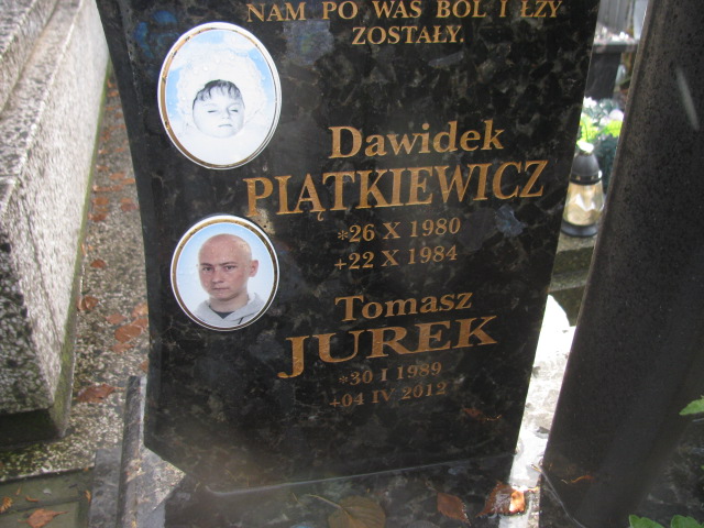 Tomasz Sylwester Jurek 1989 Nowy Sącz - Grobonet - Wyszukiwarka osób pochowanych