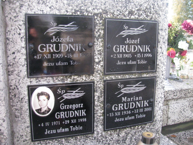 Marian Grudnik 1936 Nowy Sącz - Grobonet - Wyszukiwarka osób pochowanych