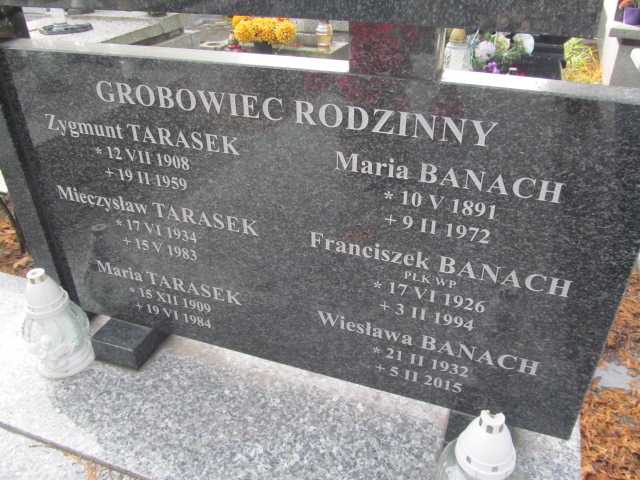 Maria Tarasek 1909 Nowy Sącz - Grobonet - Wyszukiwarka osób pochowanych