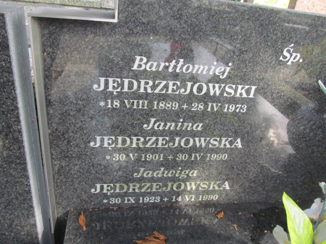 Janina Jędrzejowska 1901 Nowy Sącz - Grobonet - Wyszukiwarka osób pochowanych