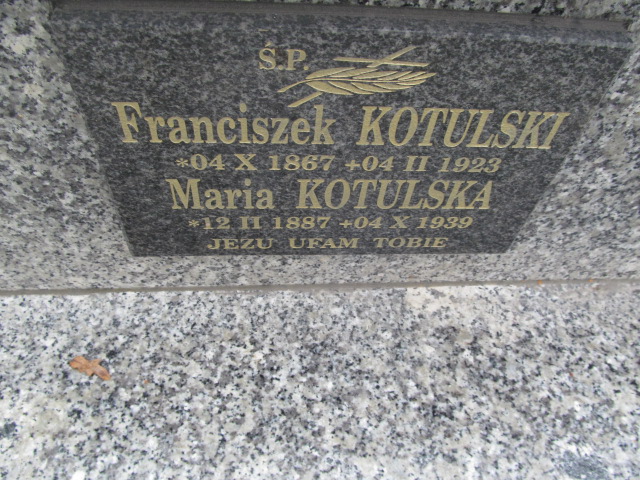 Maria Kotulska 1887 Nowy Sącz - Grobonet - Wyszukiwarka osób pochowanych