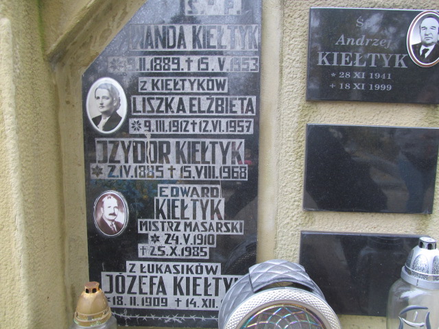 Józefa Kiełtyk 1909 Nowy Sącz - Grobonet - Wyszukiwarka osób pochowanych