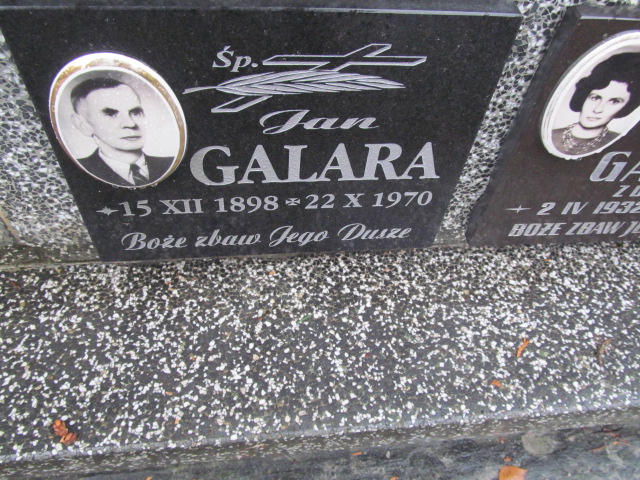 Jan Galara 1898 Nowy Sącz - Grobonet - Wyszukiwarka osób pochowanych