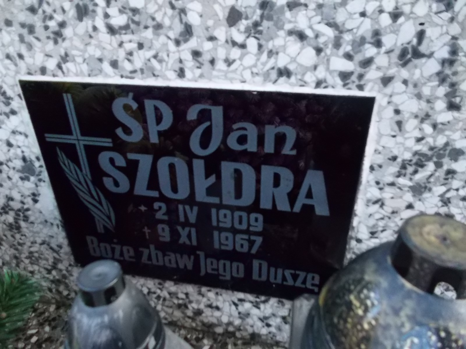 Jan Szołdra 1909 Nowy Sącz - Grobonet - Wyszukiwarka osób pochowanych