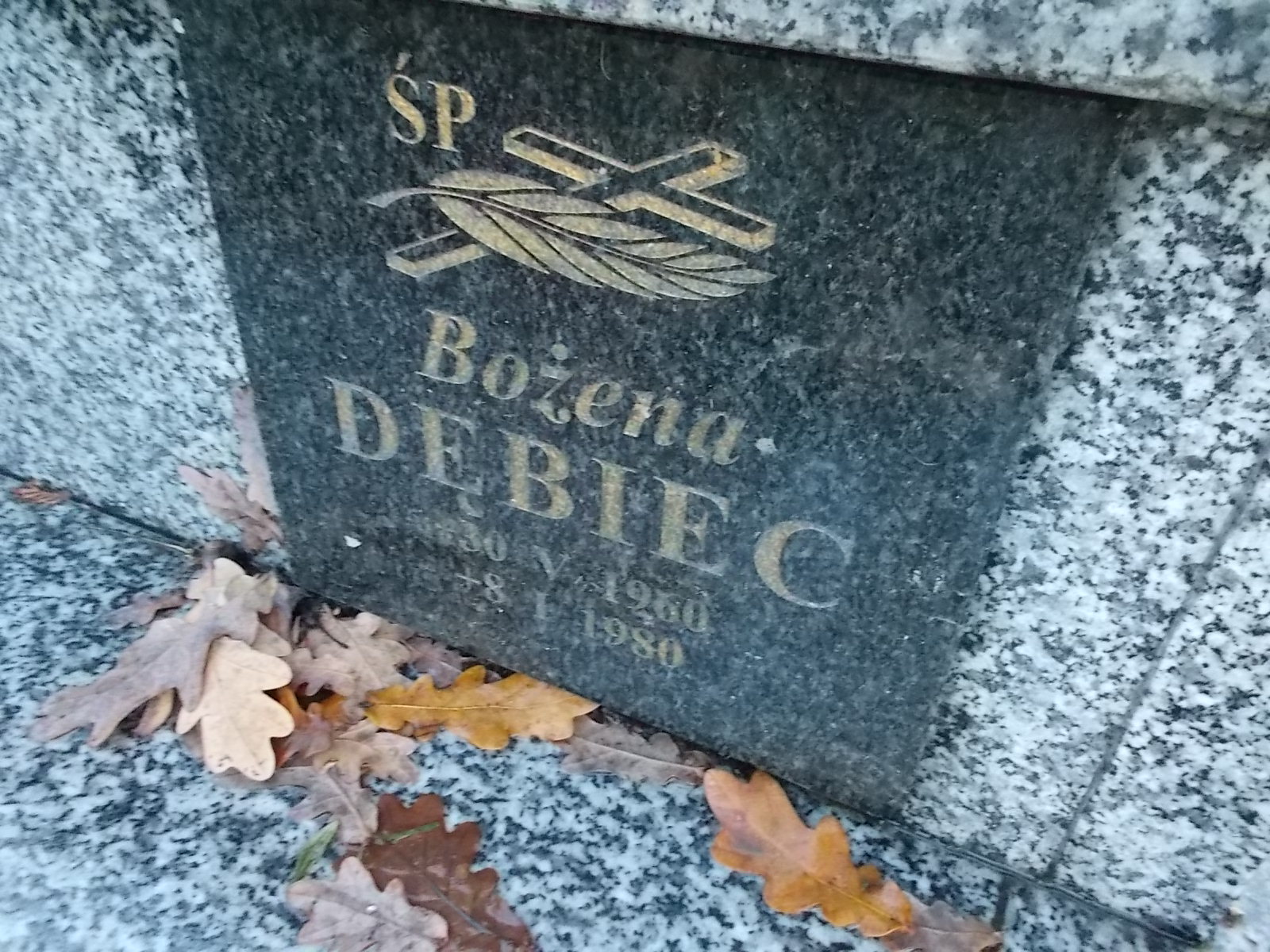 Bożena Dębiec 1960 Nowy Sącz - Grobonet - Wyszukiwarka osób pochowanych