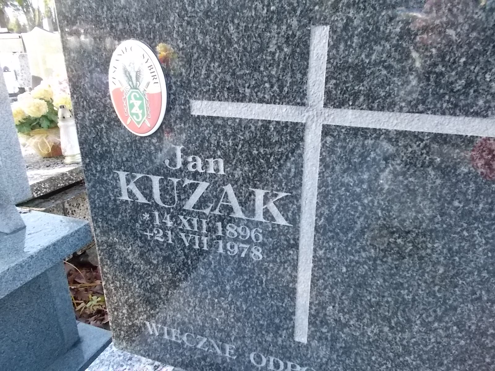 Jan Kuzak 1896 Nowy Sącz - Grobonet - Wyszukiwarka osób pochowanych