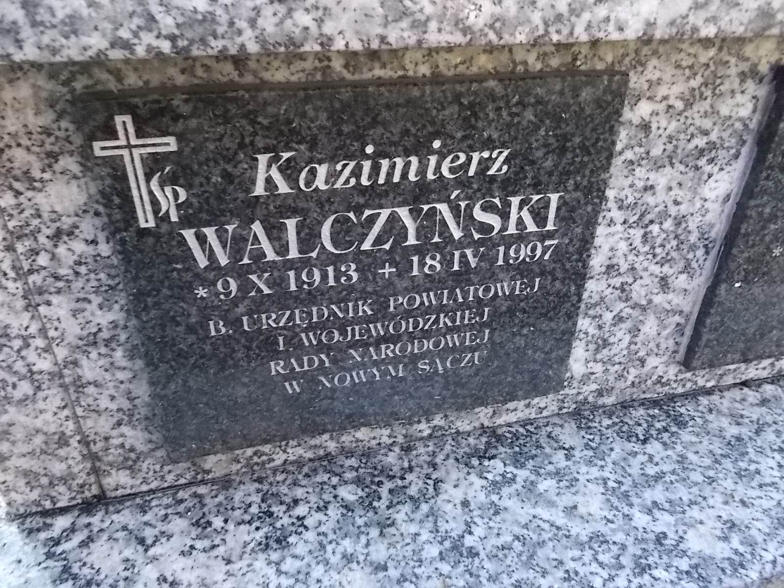 Tadeusz Walczyński Nowy Sącz - Grobonet - Wyszukiwarka osób pochowanych
